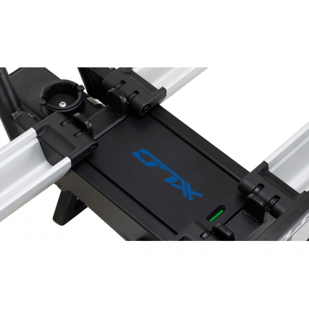 Składany, uchylny bagażnik rowerowy - XLC AZURA XTRA LED